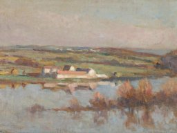 maximilien luce - guernes _ les fermes a guernes